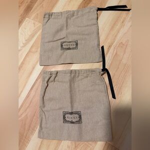 2x GUCCI dust bags, small, New